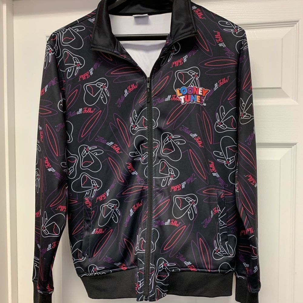 Looney Tunes That’s All Folks Bugs Bunny Scuba Jacket sz L NWOT